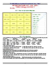 Đề thi violympic môn Toán 4 - Vòng 2 - Năm học 2015-2016